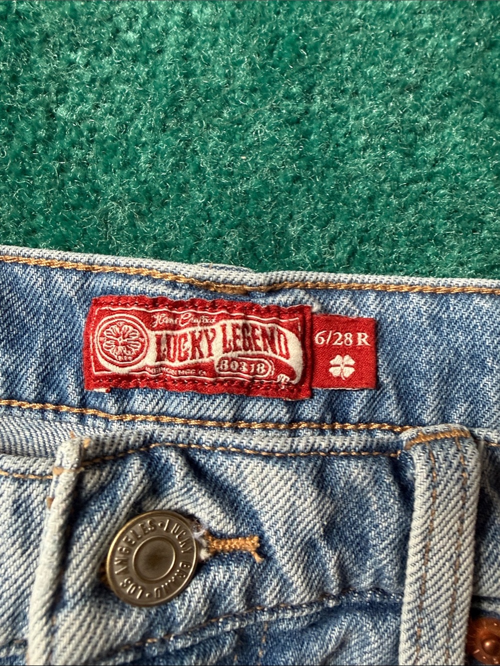 Lucky Brand Patchwork light blue jeans - Picture 2 of 5